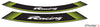 PUIG Racing Rim Edge Sticker - Universal | Green | PUIG 5531V