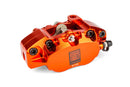 Yamaha Aerox 50 2T LC [2000–] - 4-Kolben Bremssattel mit Adapter Orange