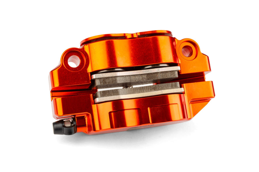 Yamaha Aerox 50 2T LC [2000–] - 4-Kolben Bremssattel mit Adapter Orange