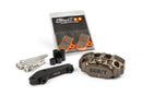 Yamaha Aerox 50 2T LC CAT [2004–] - 4-Kolben-Bremssattel mit Adapter eloxiert