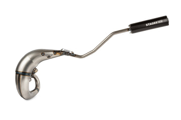 Beta RR Enduro 50 2T - Exhaust Streetrace High Mount left black