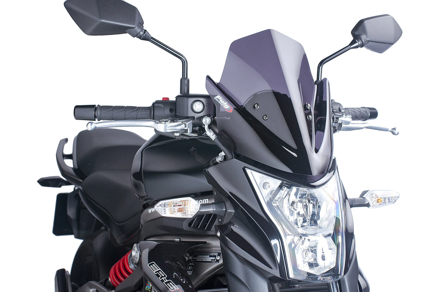 KAWASAKI ER-6N [2016] - New Generation Sport Windschild | Stark getönt | PUIG 5997F