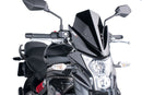 KAWASAKI ER-6N [2016] - New Generation Sport Windschild | Schwarz | PUIG 5997N