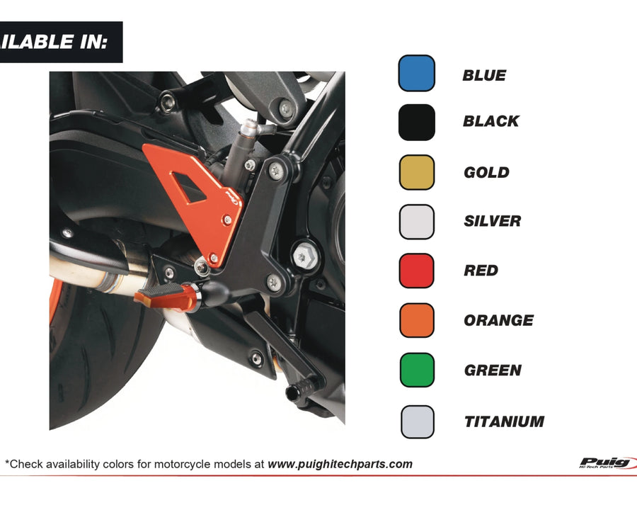 KAWASAKI Z 900 SE [2025] – Heel Plates – Black
