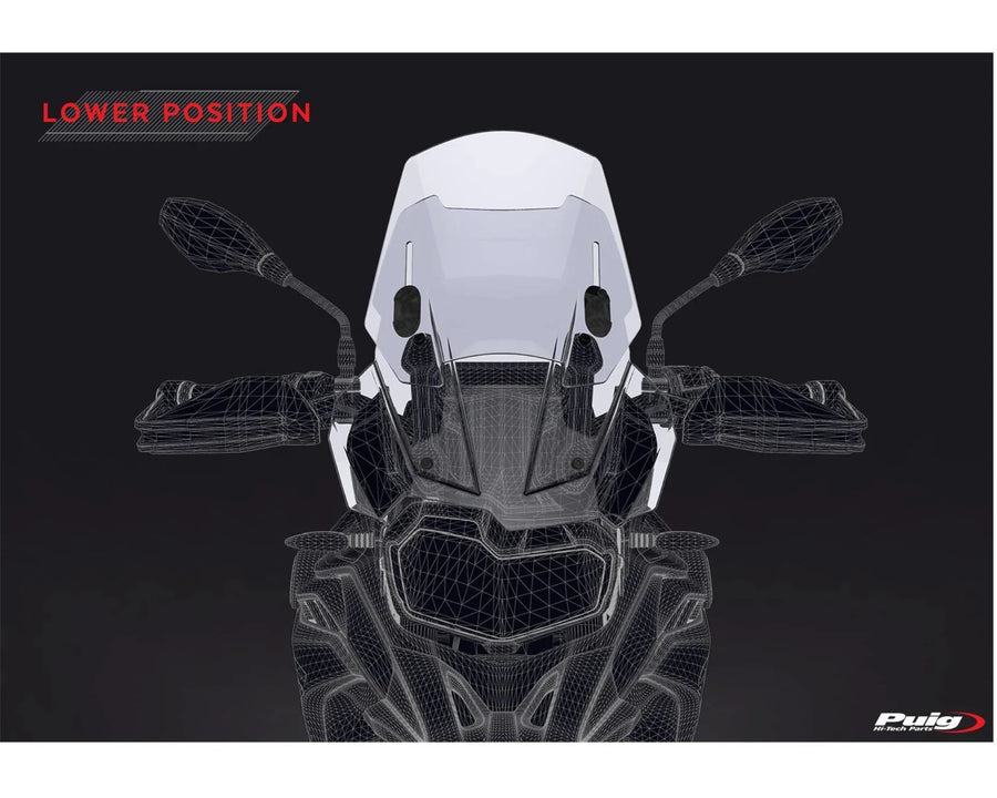 BMW F 750 GS [2024] – Adjustable windshield – heavily tinted