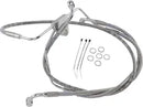 Harley Davidson Flhtcui [DRAG SPECIALTIES] - Stainless Steel Brake Line Kit, Extended