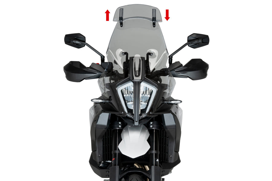 KTM 890 SMT [2025] – touring screen with spoiler screen – tinted