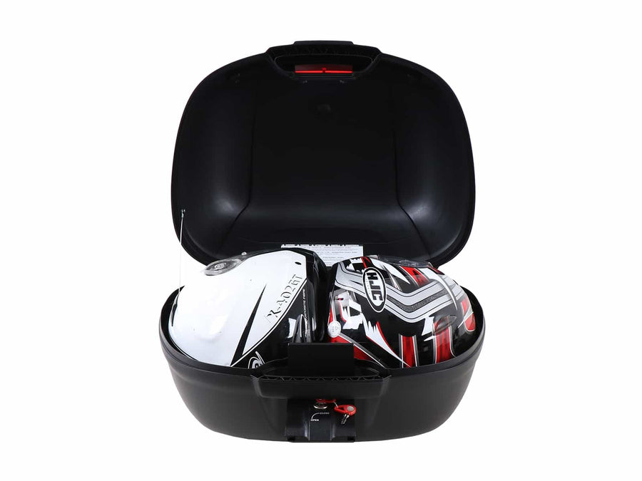 Topcase [Hepco & Becker] - Journey 50 silber – für Topcaseträger