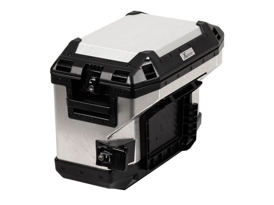 BMW R 1200 GS [2004-2013] - Xplorer 37 left silver cutout case