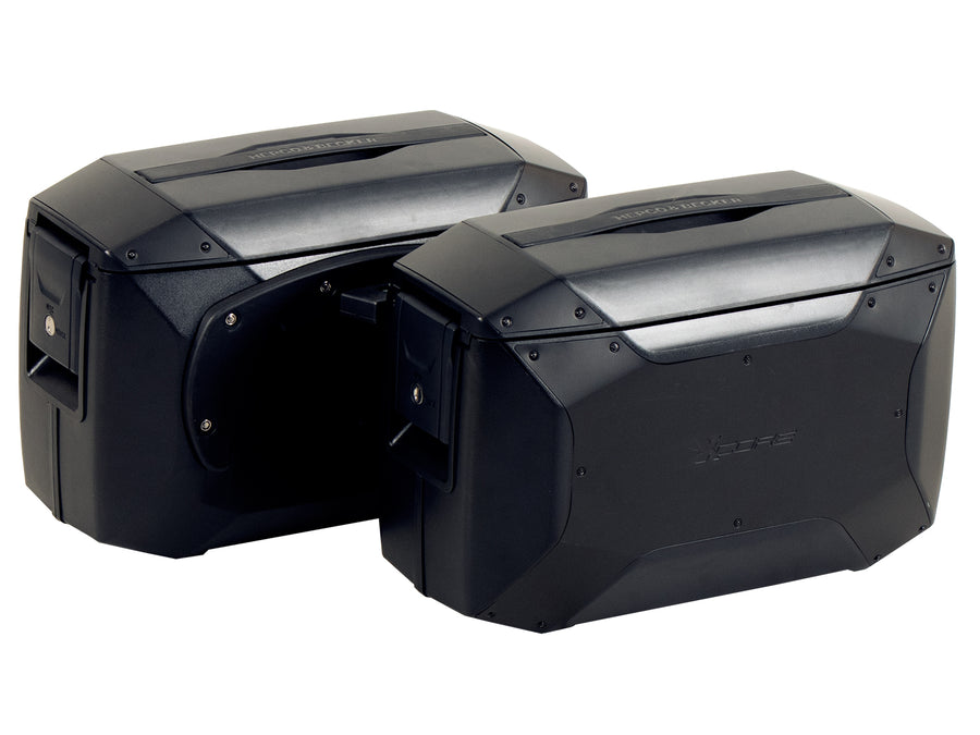 Seitenkoffer [Hepco & Becker] - Xcore Seitenkofferset schwarz – C-Bow