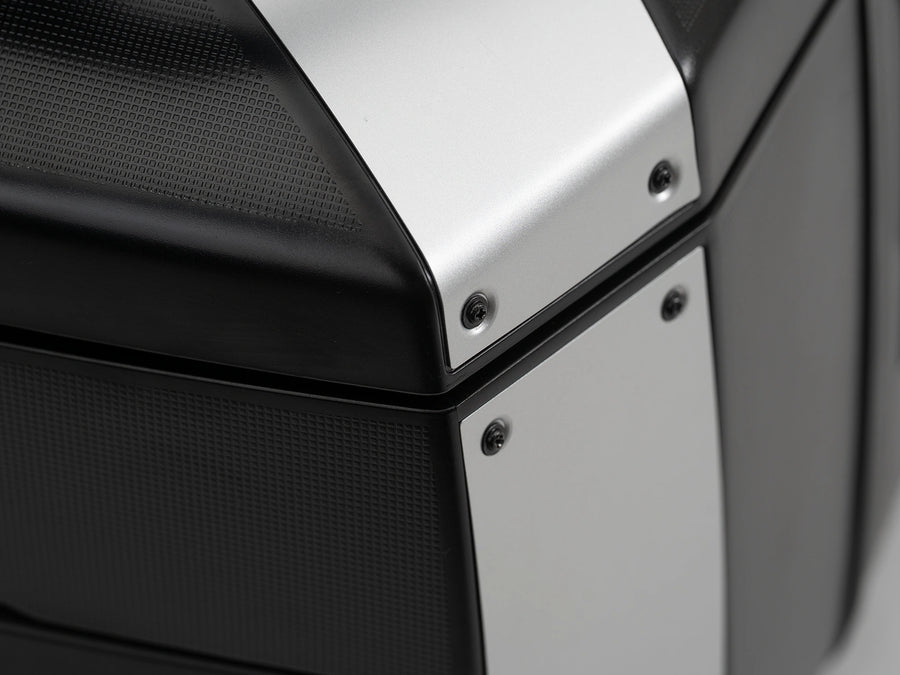 TRIUMPH Scrambler 400 XC [2025] - Smartrack-Set mit Xcore Topcase silber/schwarz