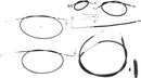 Harley Davidson FLS [LA CHOPPERS] - Standard Black Vinyl Handlebar Cable/Brake Line Kit
