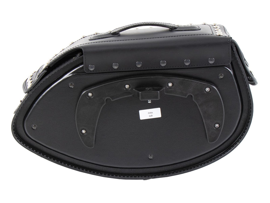 Motorradtasche [Hepco & Becker] - Leder Buffalo Big Custom links – C-Bow
