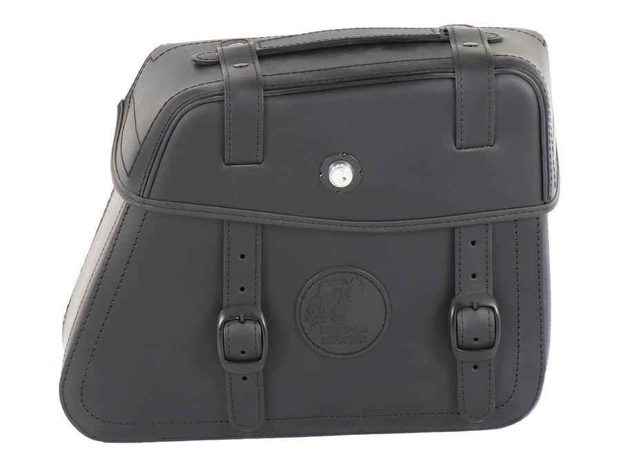 Motorradtasche [Hepco & Becker] - Leder Rugged schwarz rechts – Cutout