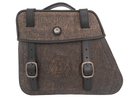 Motorradtasche [Hepco & Becker] - Leder Rugged braun links – Cutout