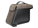 Motorradtasche [Hepco & Becker] - Leder Rugged braun links – Cutout