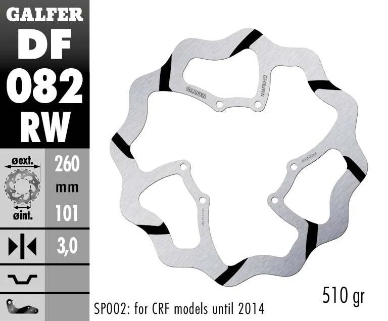 Red Moto CRF 450 RX Enduro Special [2020] - Oversize Wave® Bremsscheibe – Bild 2