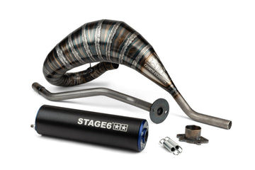 Aprilia RX 50 2T D50B1 [2006–] - Exhaust 80 - 90 blue / black