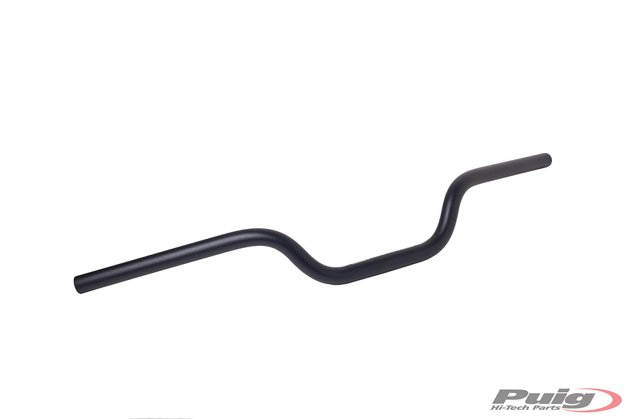 PUIG Hi-Tech handlebar - cylindrical, 22 mm, height 76 mm | Black | PUIG 6242N