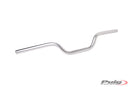 PUIG Hi-Tech handlebar - cylindrical, 22 mm, height 76 mm | Silver | PUIG 6242P