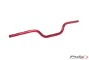 PUIG Hi-Tech handlebar - cylindrical, 22 mm, height 76 mm | Red | PUIG 6242R