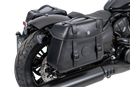 Indian Sport Scout Sixty [2026] - Set: Ledertaschenhalter Cutout schwarz inkl. Rugged Ledertaschen schwarz