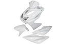 MBK Nitro 50 2T LC CAT [2004–] - Verkleidungskit 7 Teile weiß