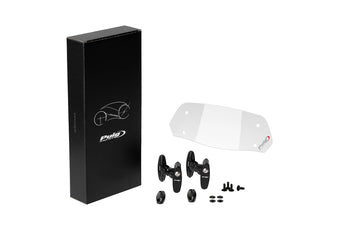 TRIUMPH BONNEVILLE T 120 BLACK [2025] - PUIG clip-on spoiler screen | Clear | PUIG 6319W