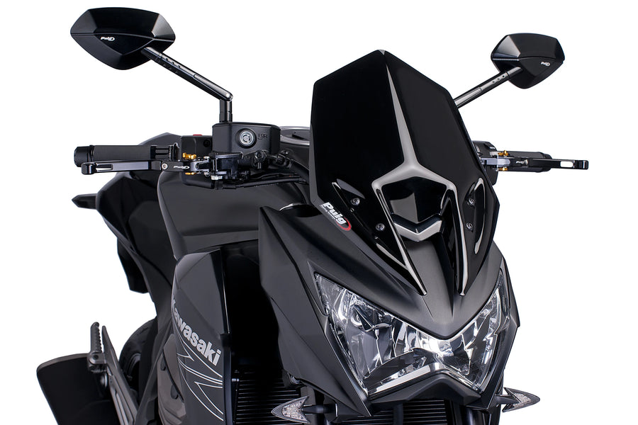 KAWASAKI Z 800 E [2016] - PUIG New Generation Sport Windshield | Black | PUIG 6401N