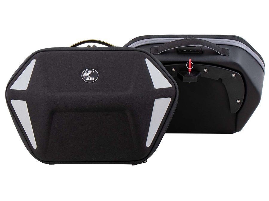 Motorcycle bag [Hepco & Becker] - Royster Neo side bags yellow, set – C-Bow