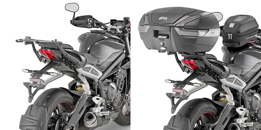 Triumph Street Triple 765 R [2025–2026] – Topcaseträger für Monokey oder Monolock