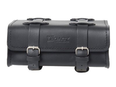 Tail bag [Hepco & Becker] - Legacy leather tail bag black – Solorack