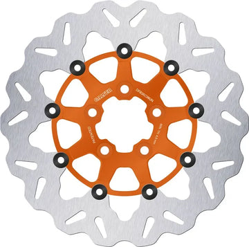 Harley-Davidson XL 1200 T Super Low [2015-2016] - Wave® brake disc - surface: orange, silver - picture 2