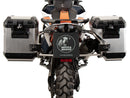 KTM 890 Adventure [2023-2026] - Kofferträgerset Cutout Edelstahl inkl. Xplorer Cutout silber Kofferset 40/37