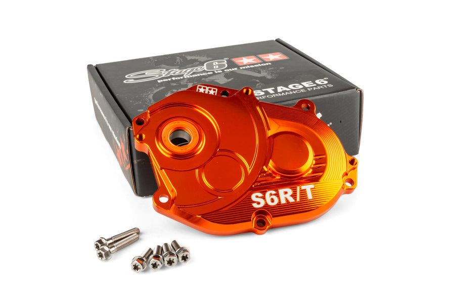 Yamaha Aerox 50 2T LC [2000–] - Getriebedeckel R/T Orange Titanschrauben