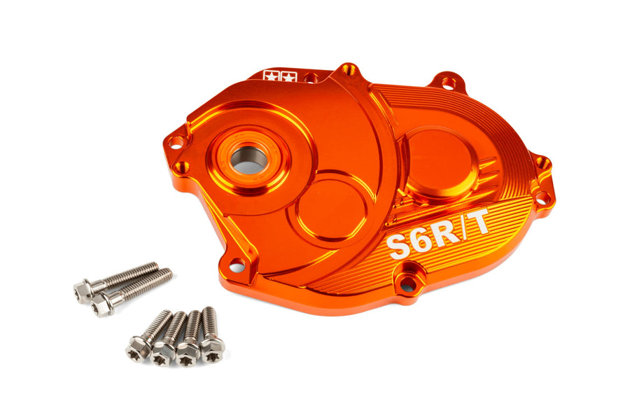 Yamaha Aerox 50 2T LC [2000–] - Getriebedeckel R/T Orange Titanschrauben