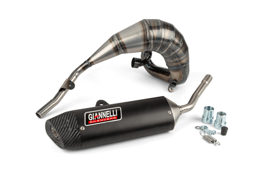 Beta RR Enduro 50 2T - Exhaust with black ESD Enduro