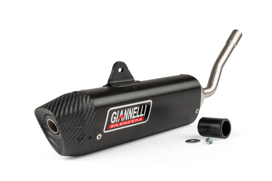 Beta RR Enduro 50 2T - Exhaust with black ESD Enduro
