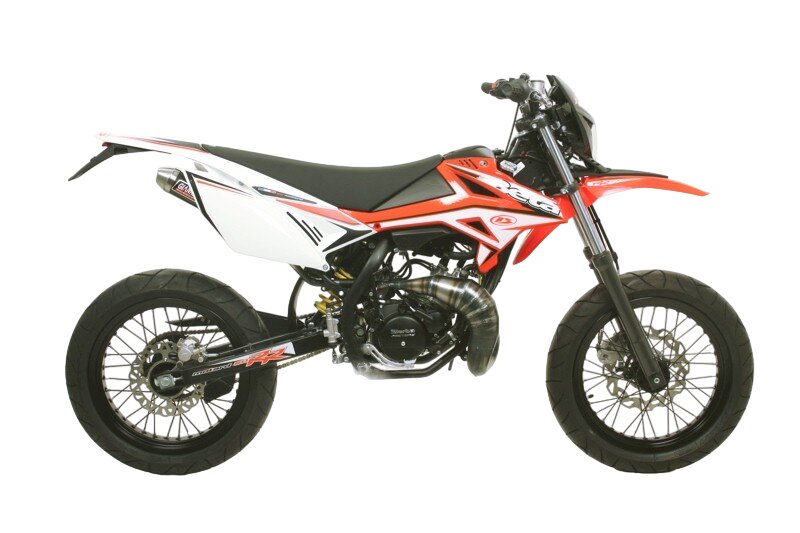 Beta RR Enduro 50 2T - Exhaust with aluminum ESD Enduro