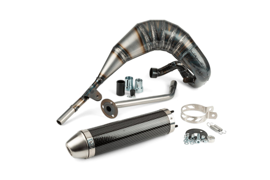 Beta RR Enduro 50 2T - Exhaust with Carbon ESD Enduro