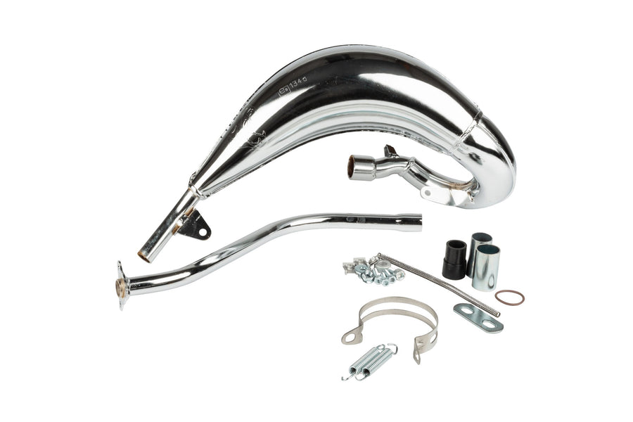 Beta RR Enduro 50 2T - Auspuff Cross verchromt 50/70cc