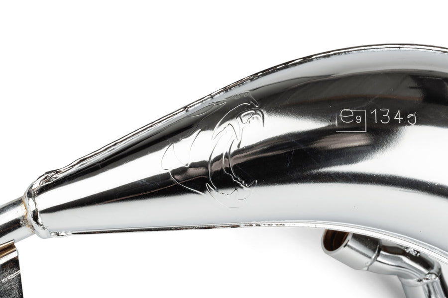 Beta RR SM 50 2T - Auspuff Cross verchromt 50/70cc