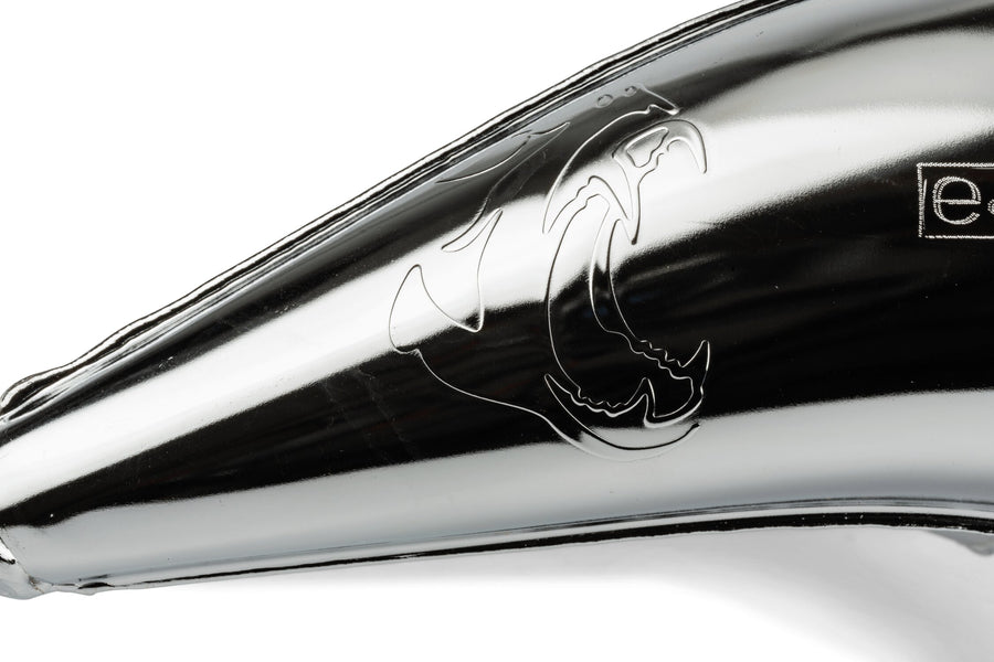 Fantic XM 50 2T - Auspuff Cross Chromed 50/70cc