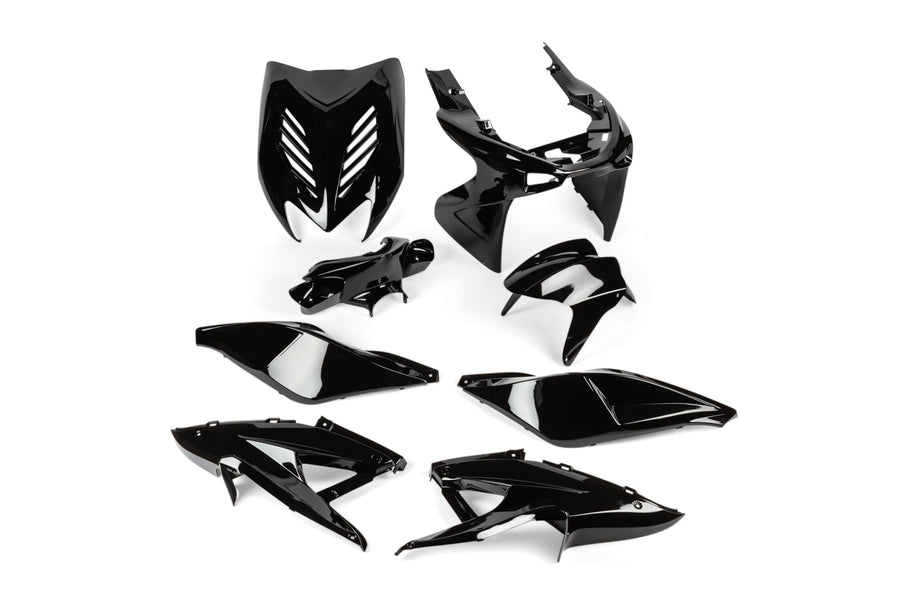 Yamaha Aerox Naked 50 2T LC CAT [2004–] - Verkleidungskit New Design schwarz