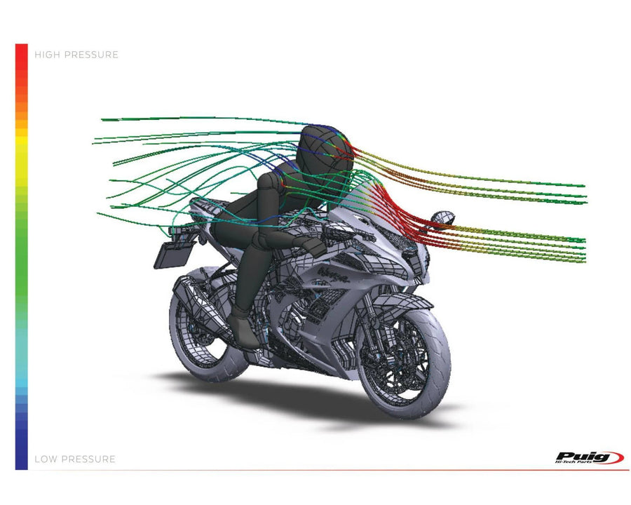 KAWASAKI ZX-10RR NINJA PERFORMANCE [2018] – R-Racer Screen – Transparent