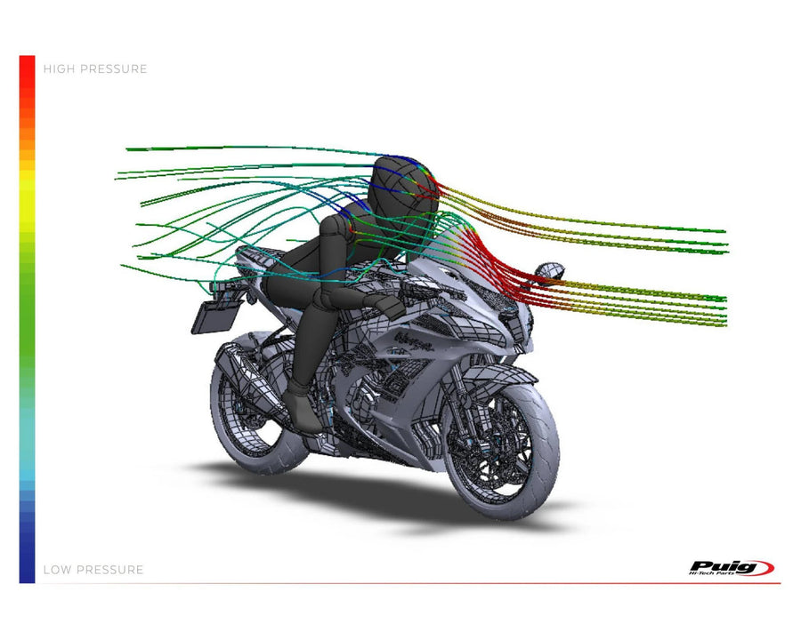 KAWASAKI ZX-10RR NINJA PERFORMANCE [2018] – R-Racer screen – heavily tinted
