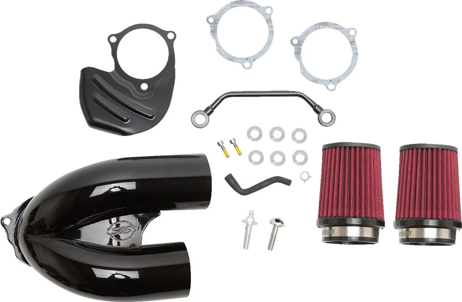 Harley-Davidson FLFBS 1923 Softail Fat Boy 117 [2025] - Tuned Induction Luftfilterkit – Oberfläche: Schwarz – Bild 1