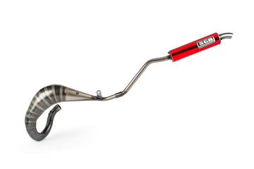 Beta RR SM 50 2T - Exhaust Handmade Cross 50-70 red