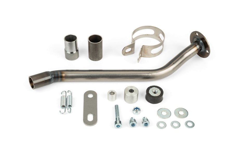 Beta RR SM 50 2T - Exhaust Handmade Cross 50-70 red
