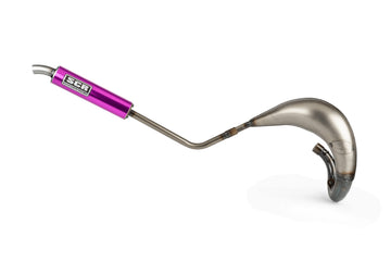 Rieju MRT 50 2T - Auspuff Handmade Cross 50-70 lila